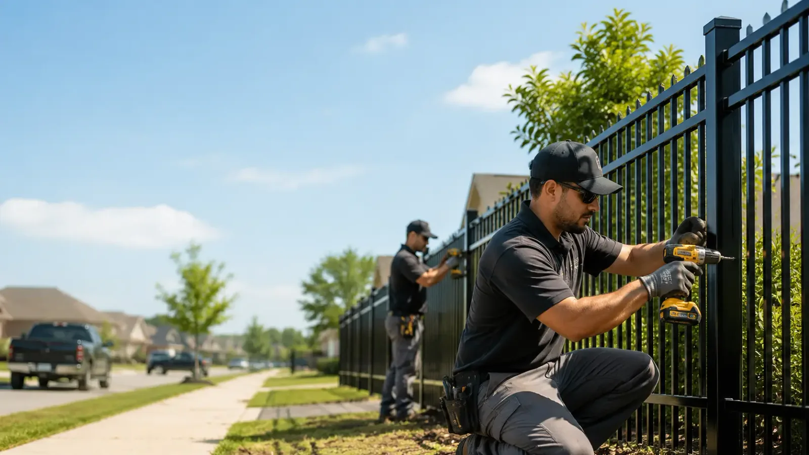 Metal Fence Installation in Oglesby, TX